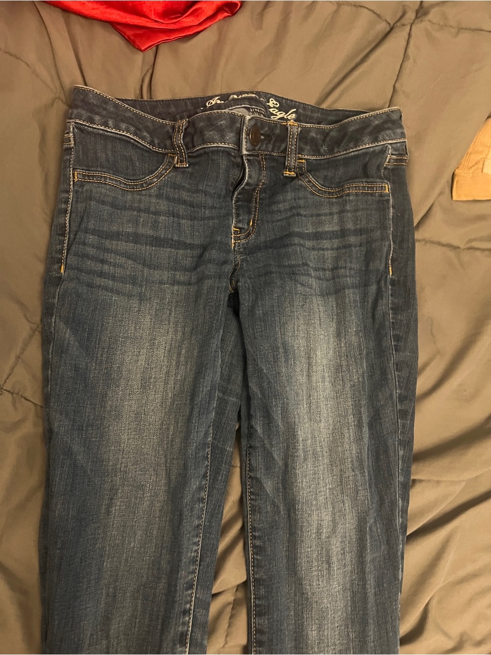American Eagle Outfitters Women's Medium Wash Skinny Jeans